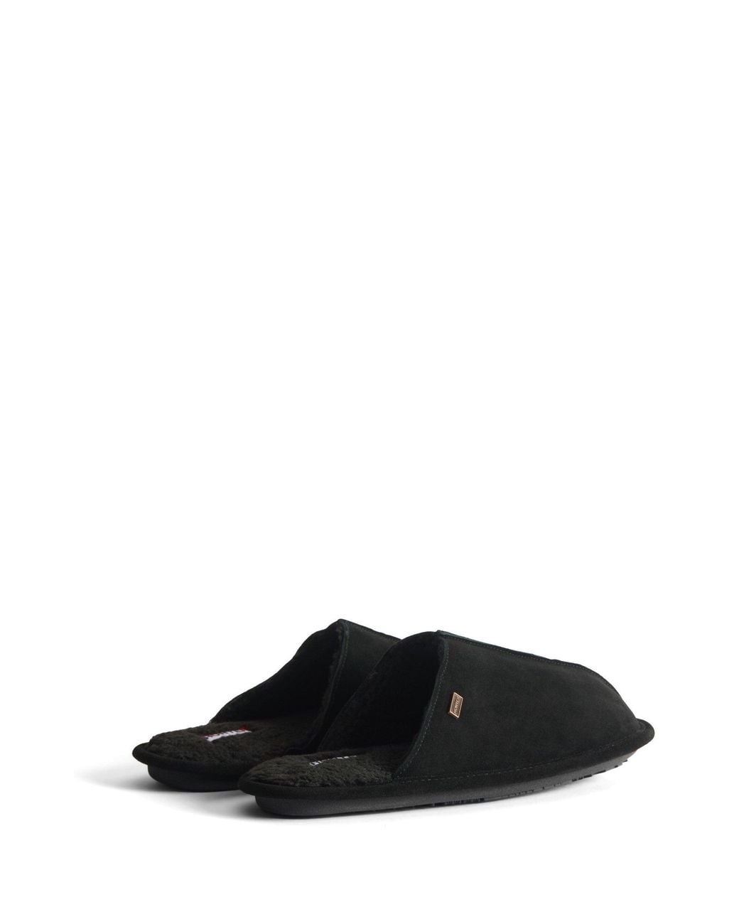 Hunter Black Mule Slipper for men