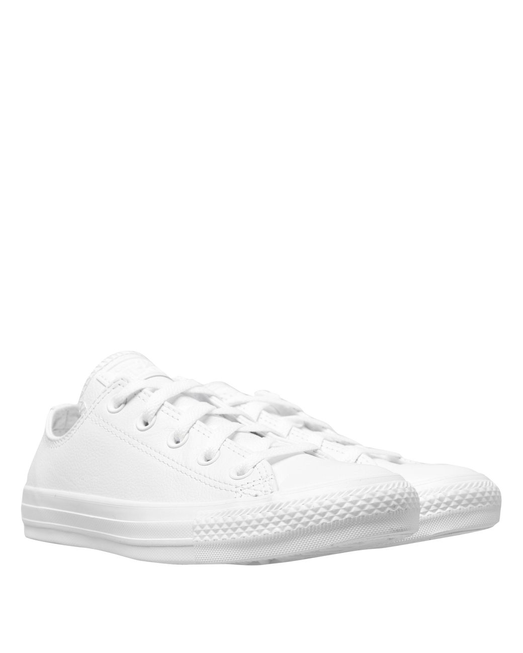 Converse White All Star Mono Leather Shoes