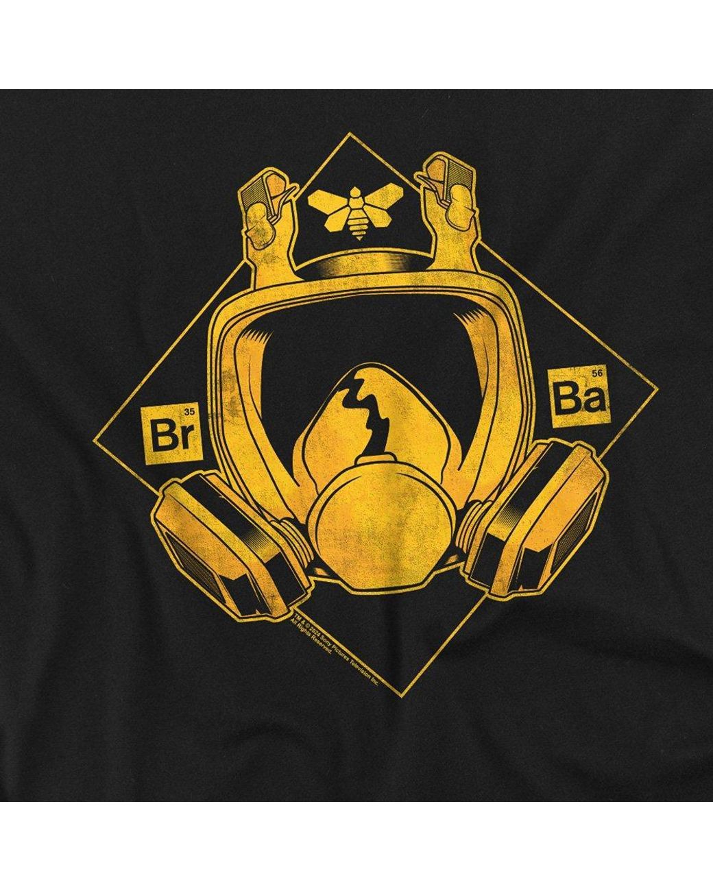 Breaking Bad Black Mask Logo Long Sleeve T-Shirt for men