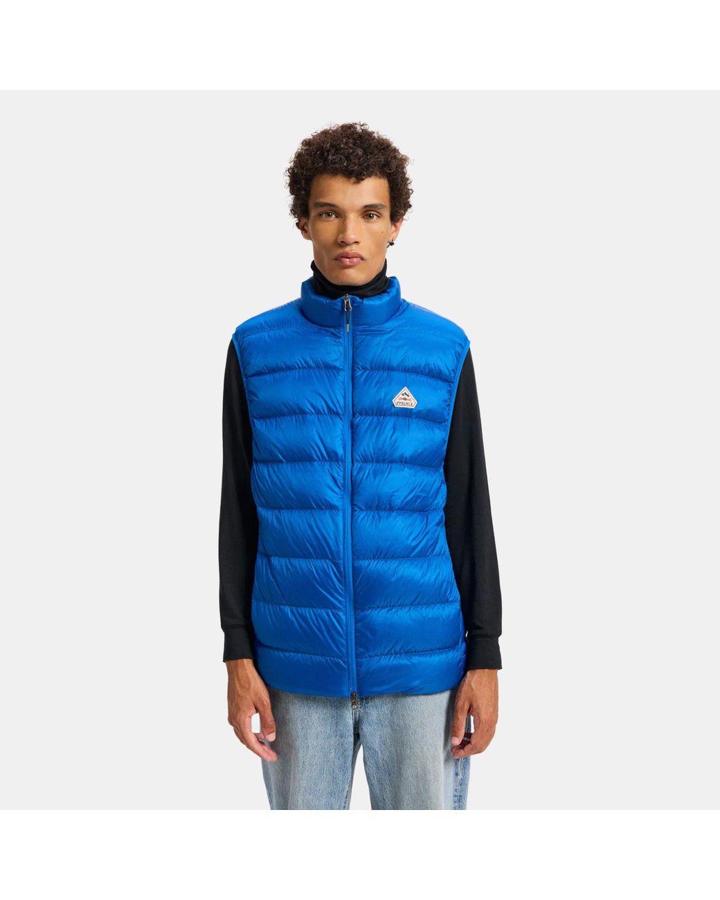 Pyrenex Blue Arial Insulated Sleeveless Gilet for men