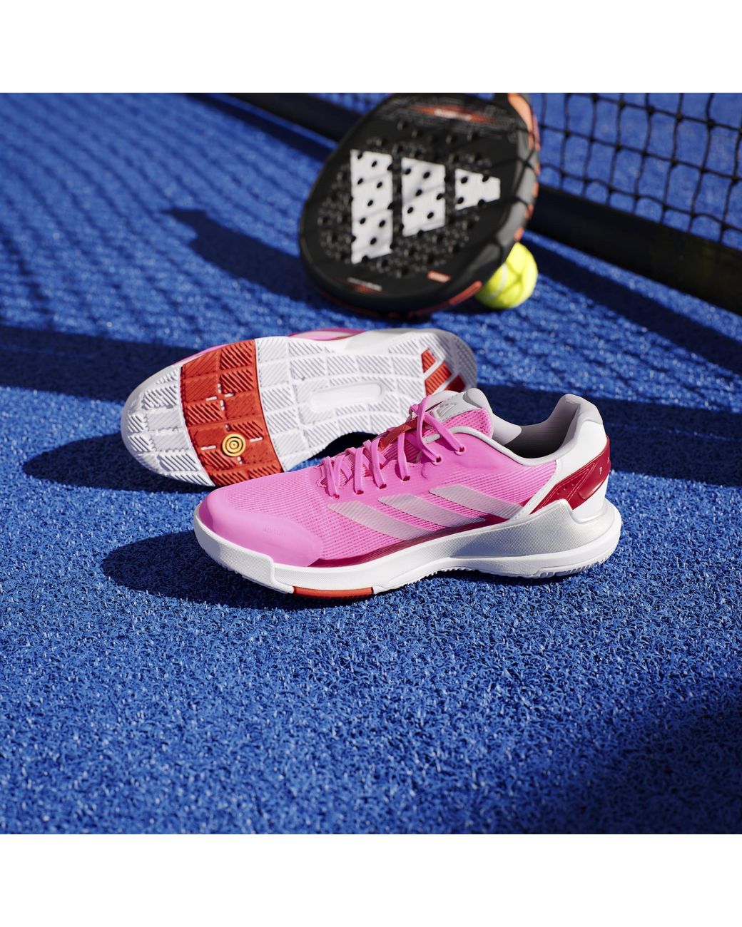 Adidas Originals Pink Crazyquick Lightstrike Padel Shoes