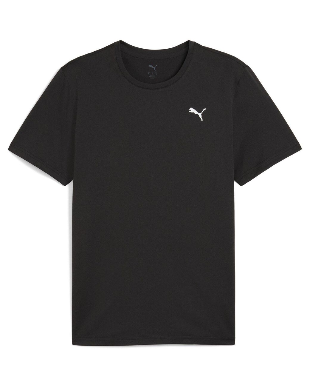 PUMA Black M Tad Essentials Solid Cat Tee (Lc T-Shirt for men
