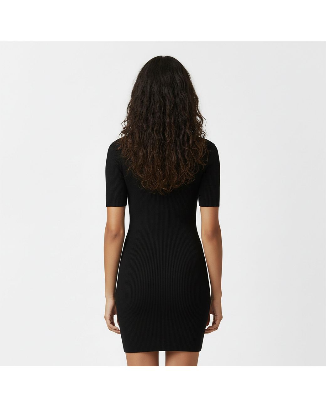 Jack Wills Black Travel Rib Dress