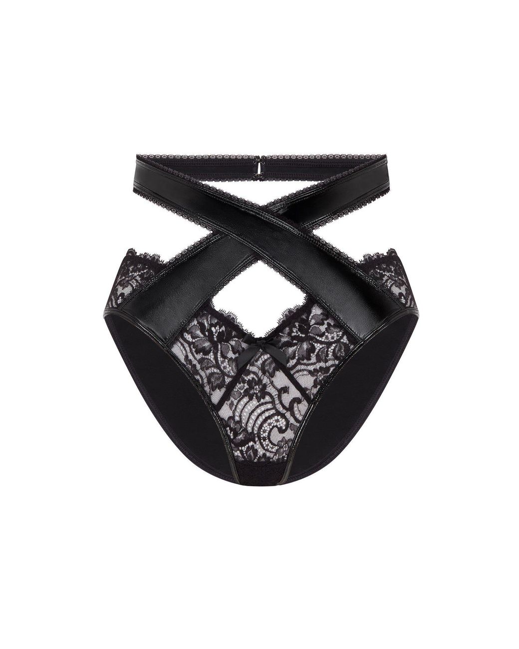 Agent Provocateur Black Vicki Ouvert Boxer Briefs