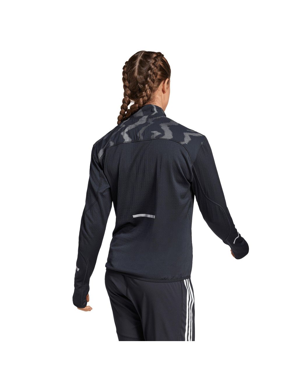 Adidas Blue Ult Hivis Performance Running Jacket