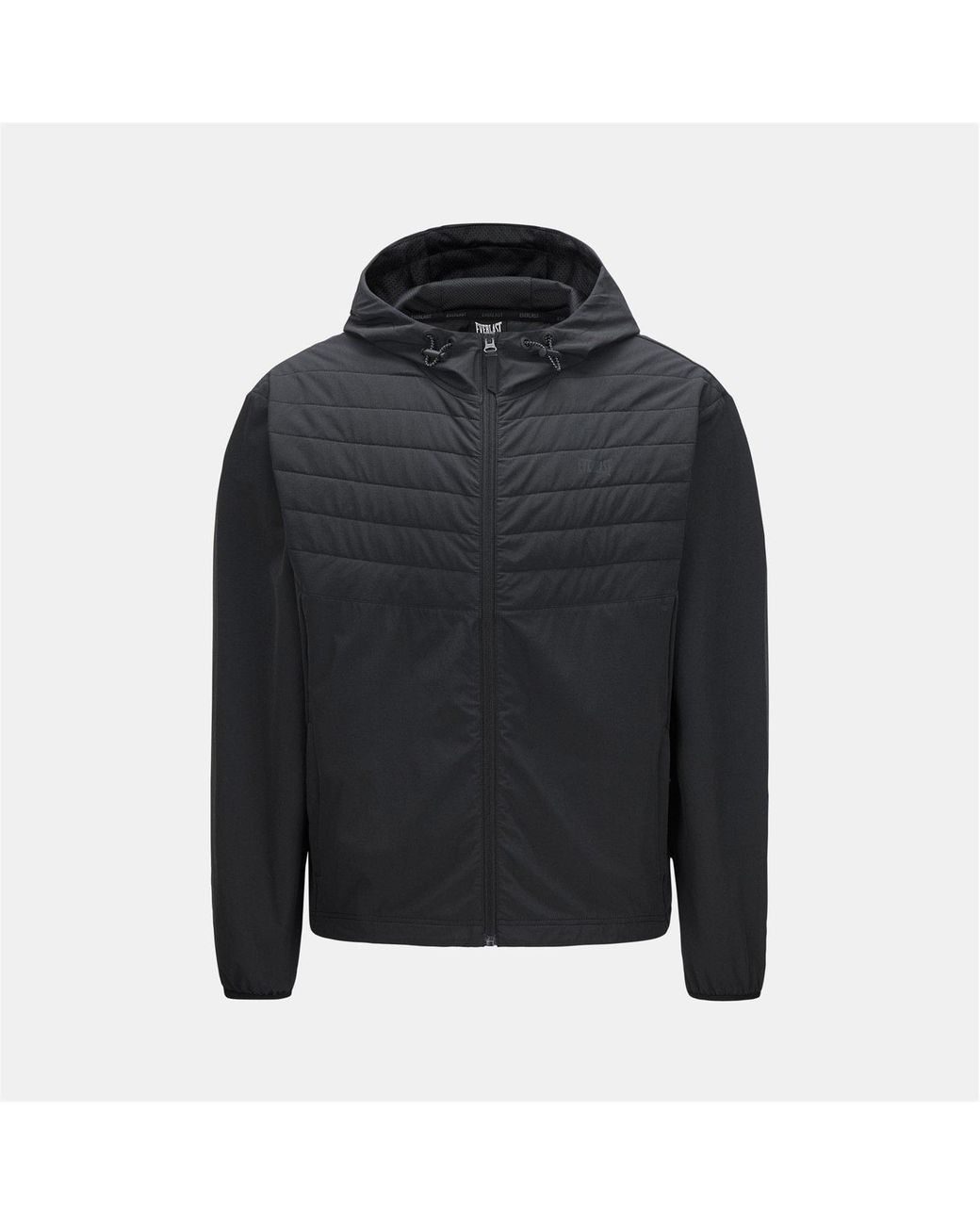 Everlast Black Hybrid Padded Long Sleeve Tracksuit Top for men