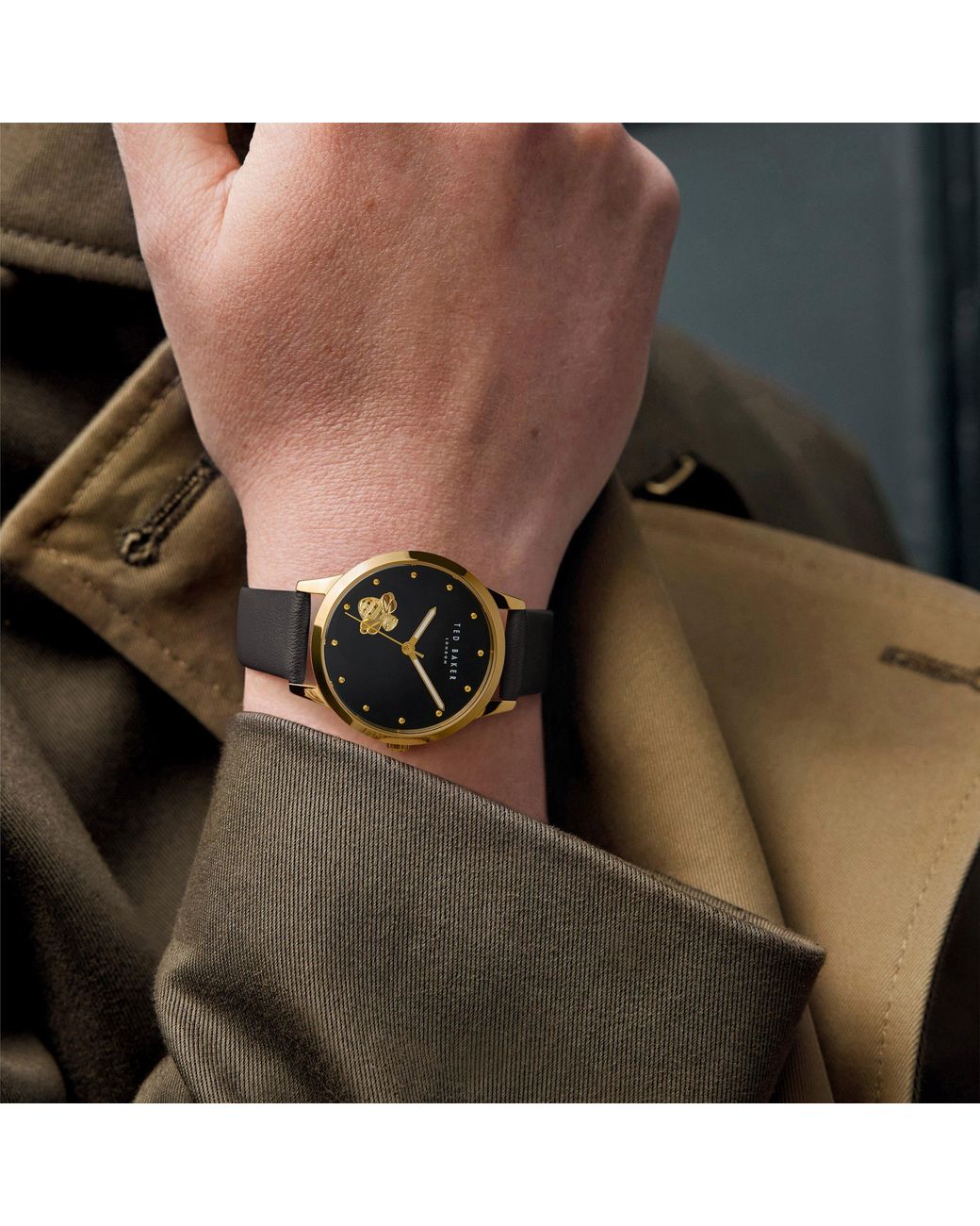 Ted Baker Black Fitzrovia Quartz Analogue Quartz Watch