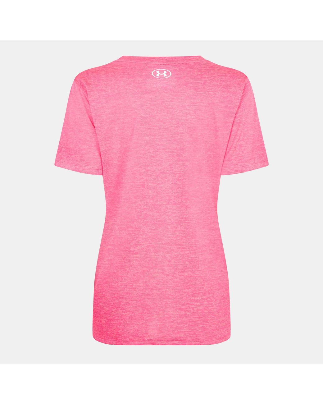 Under Armour Pink Tech Twist V-Neck Short Sleeve