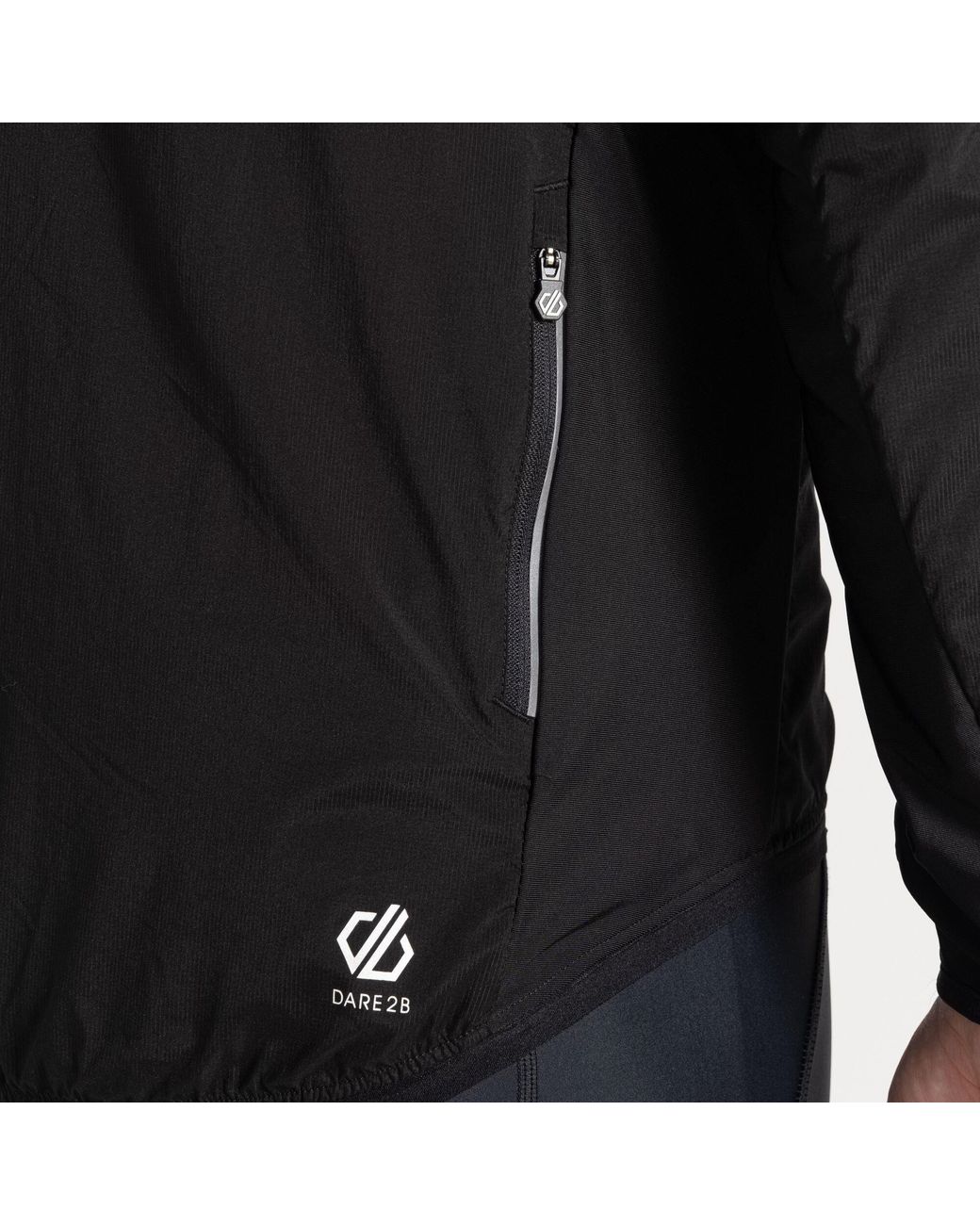 Dare 2b Black Aep Exemplary Lightweight Windshell Jacket for men