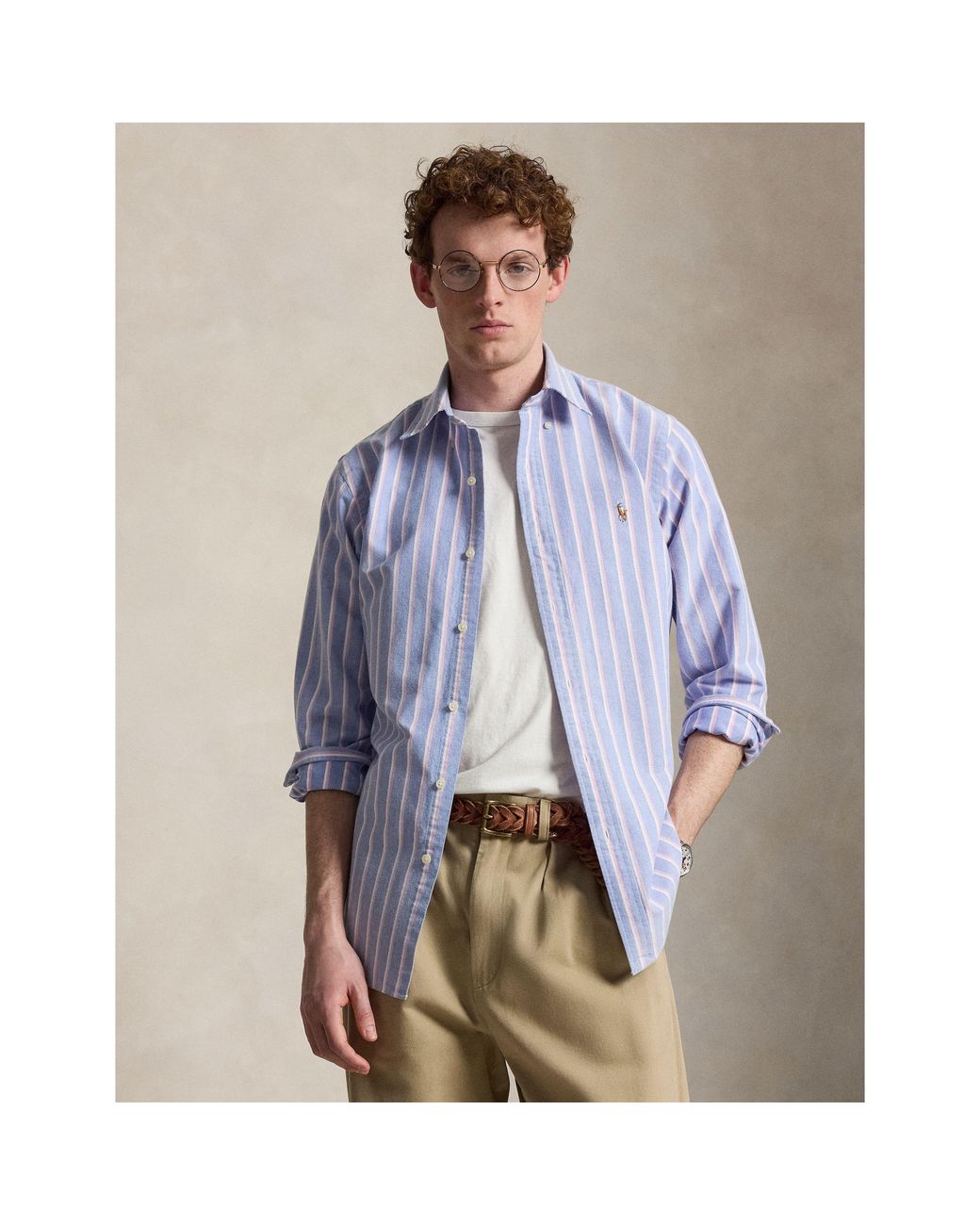 Polo Ralph Lauren Long Sleeve Oxford Shirt in Blue for Men | Lyst UK