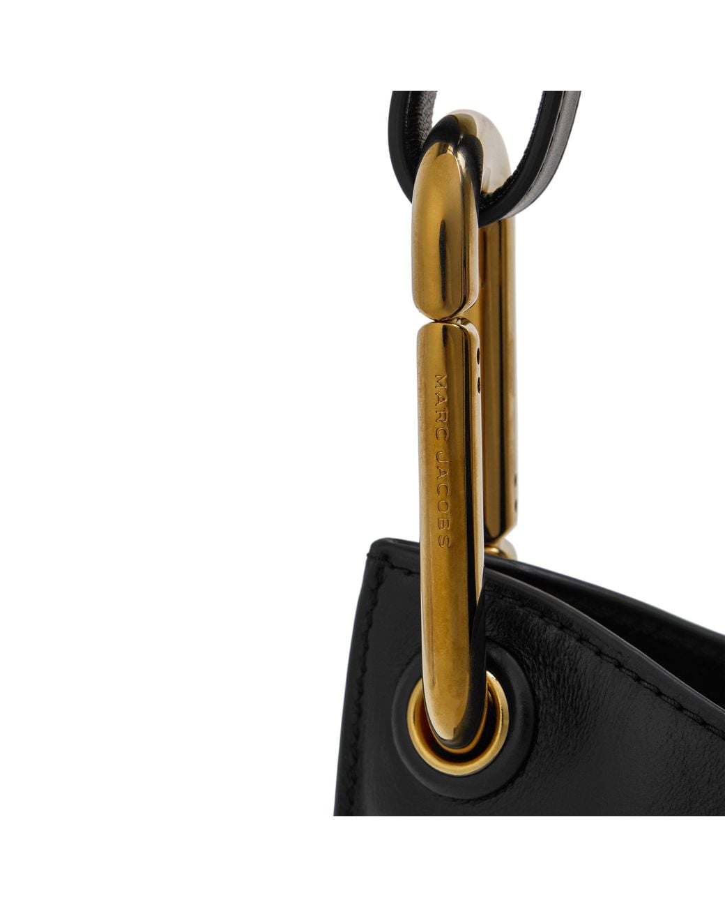 Marc Jacobs Black Leather Bucket Bag
