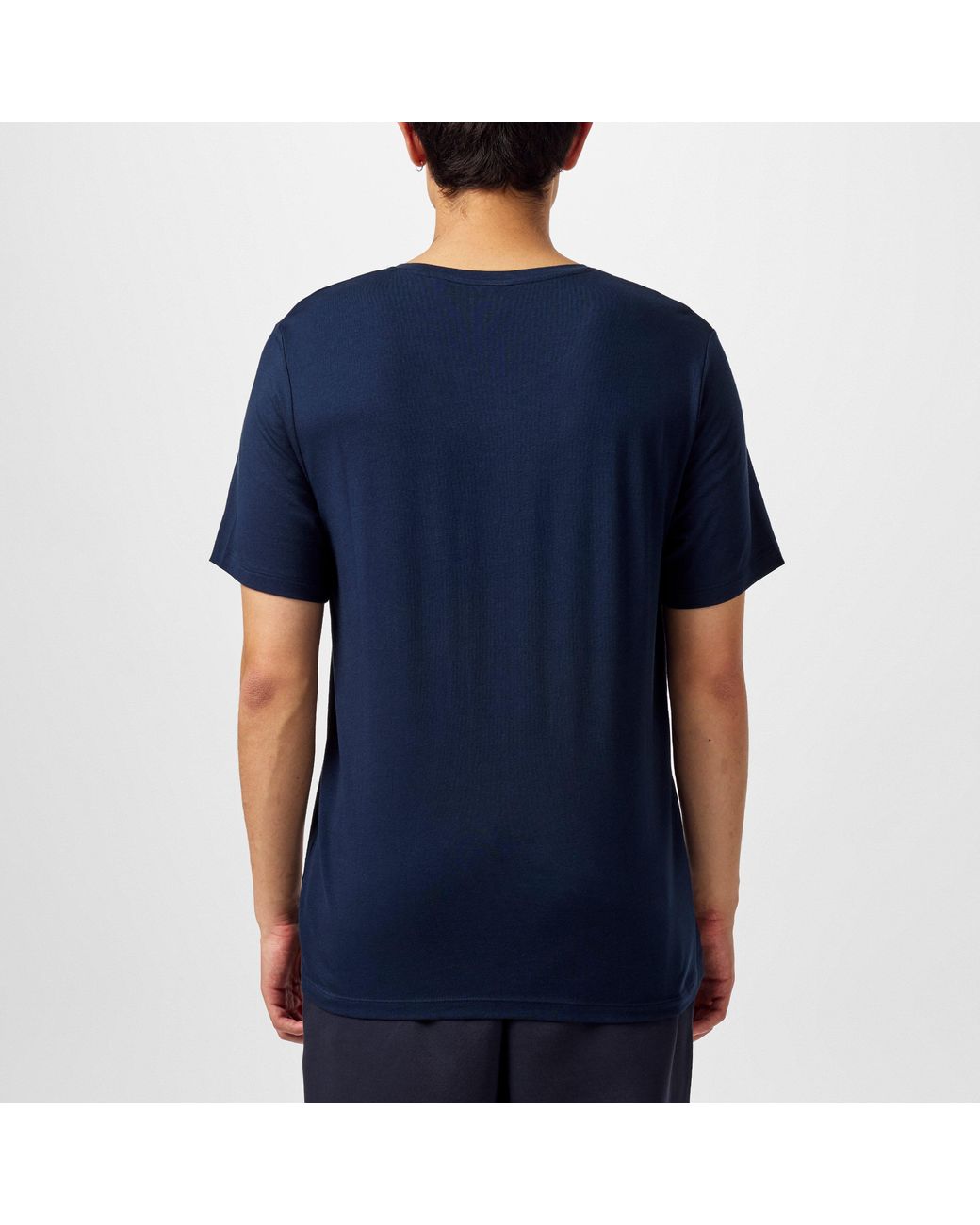 Boss Blue Bodywear Mix & Match Premium Cotton T-Shirt With Logo Detail for men