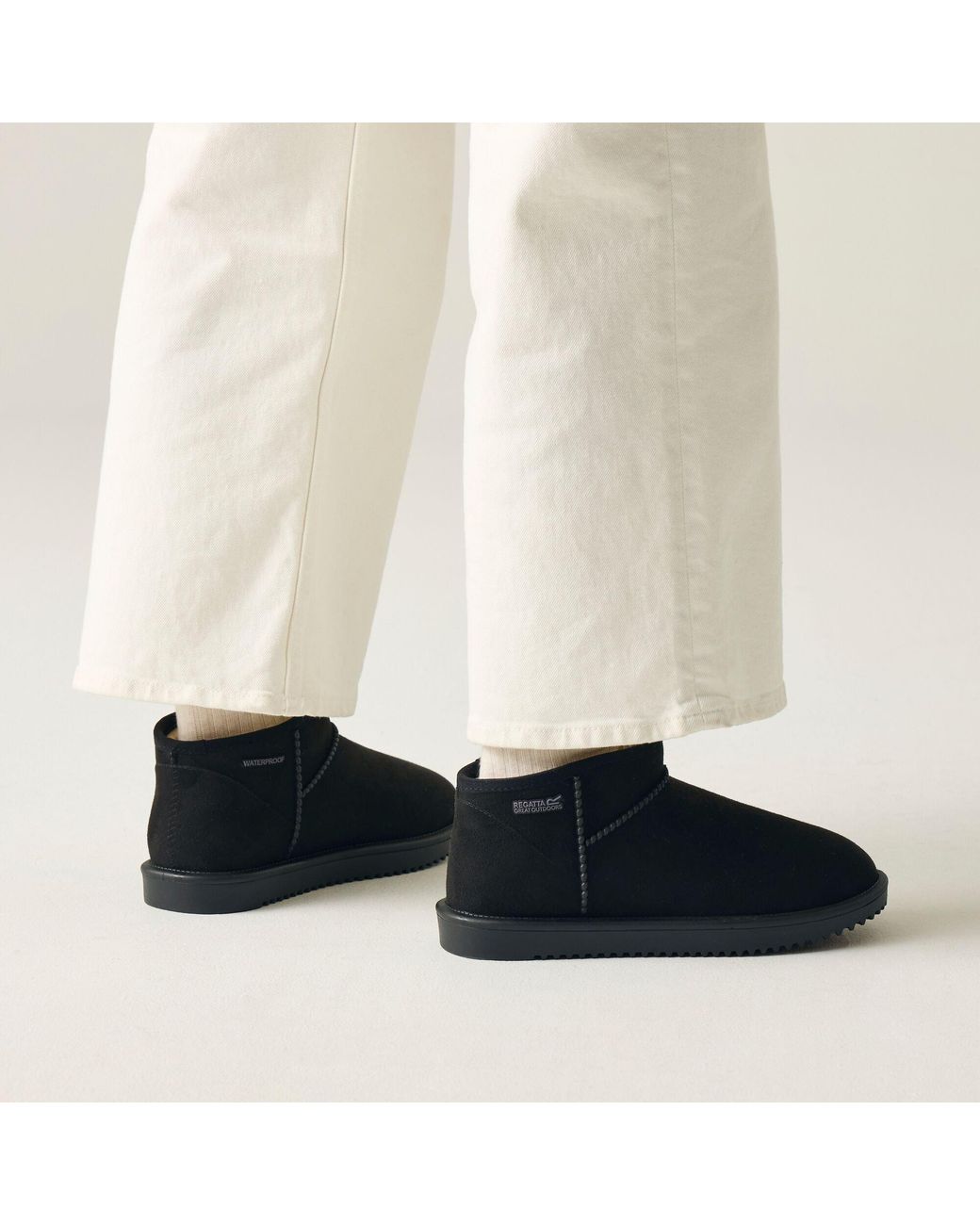 Regatta Black Risley Short Waterproof Boots