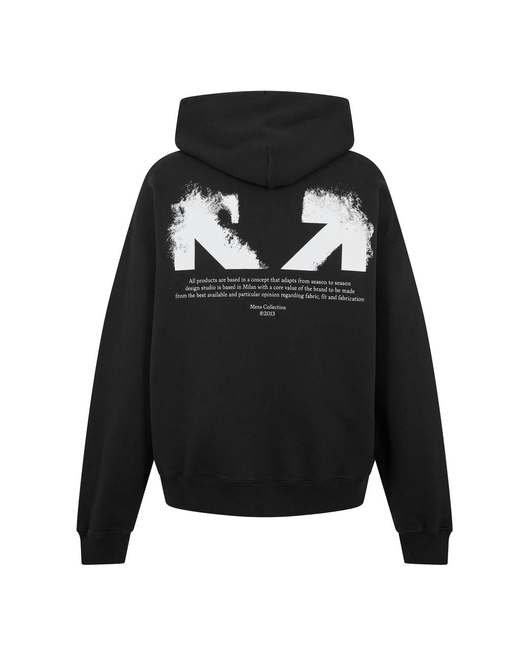 Off-White c/o Virgil Abloh Black Overhead Hoodie for men