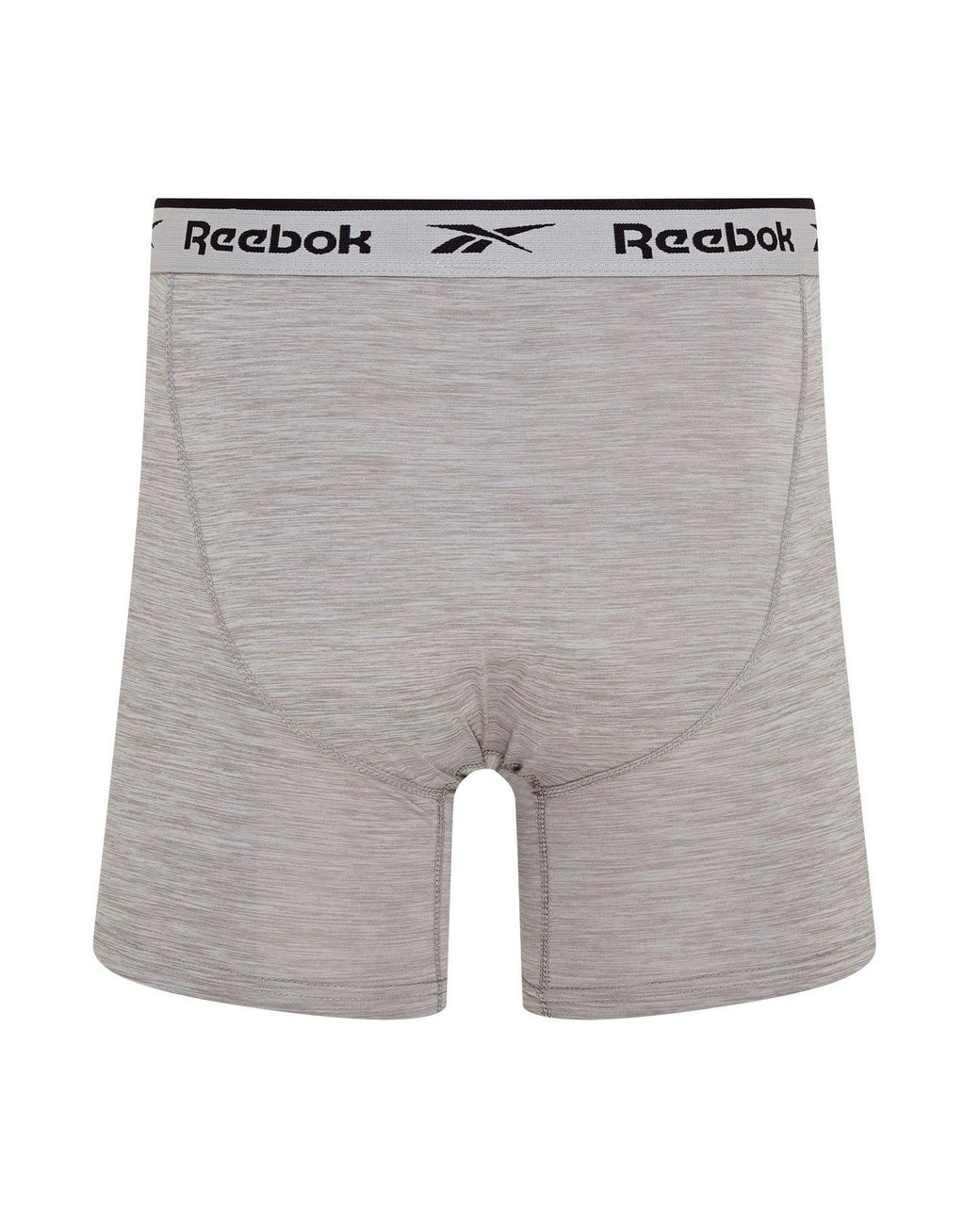 Reebok Gray 3 Pack Performance Boxer Shorts for men
