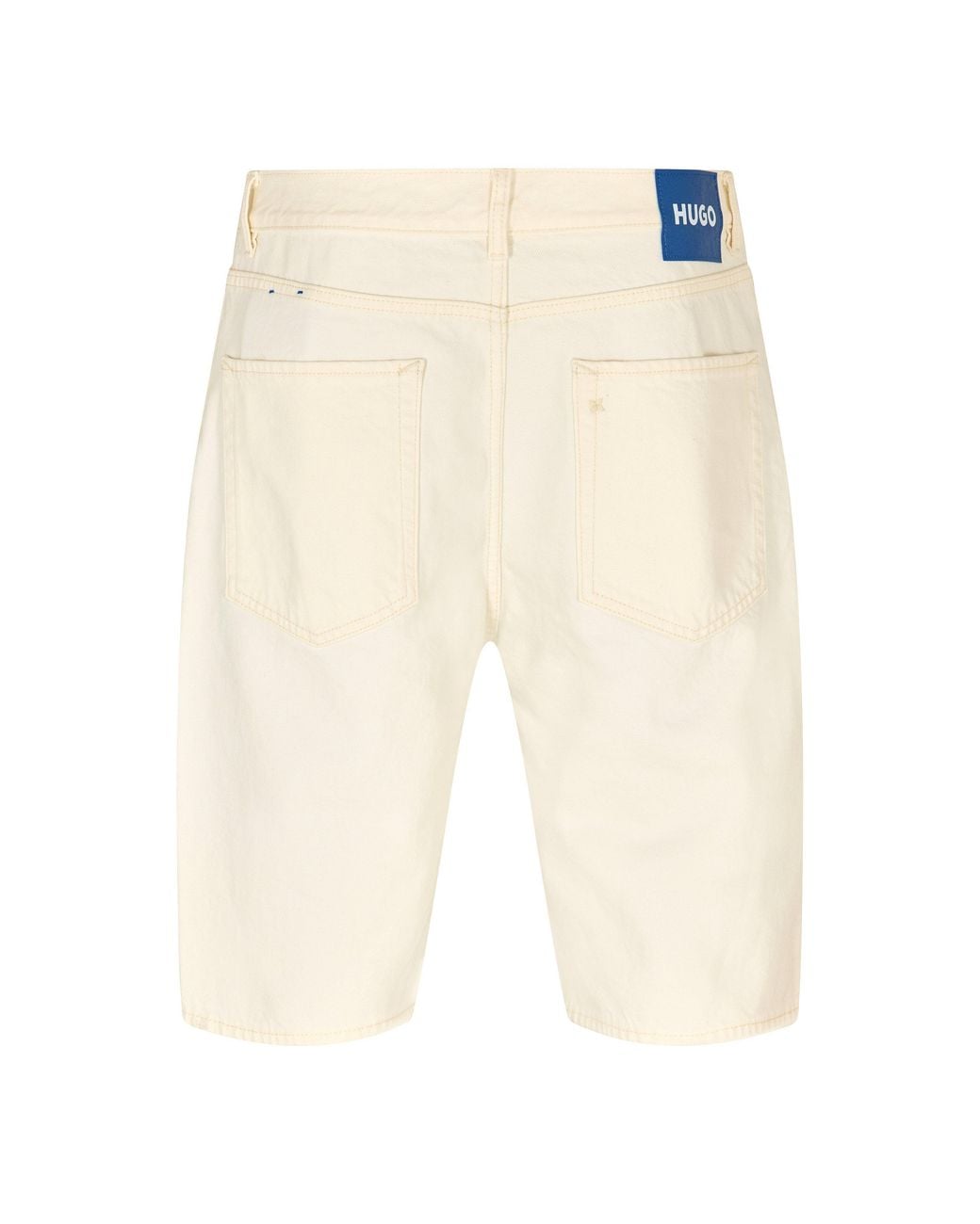 HUGO Natural Denim Shorts for men