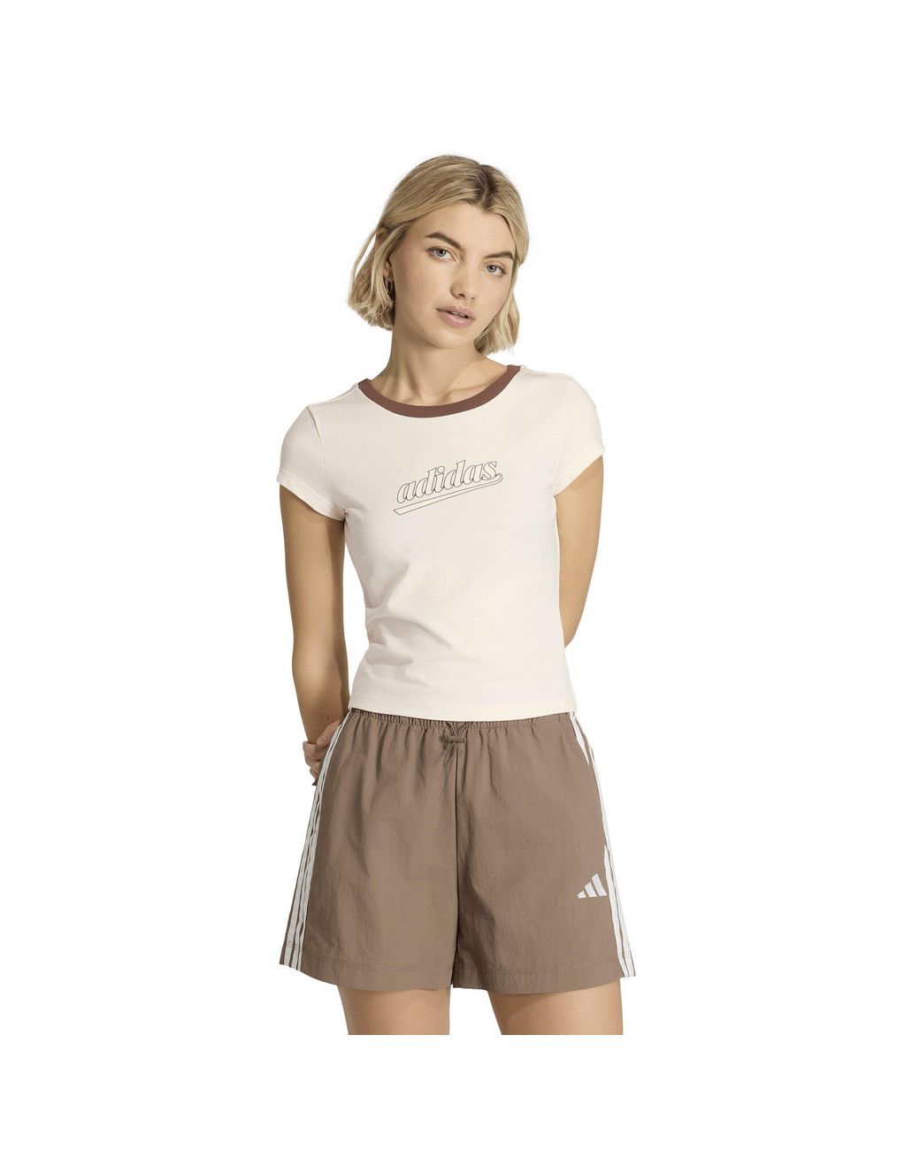 Adidas Natural Slim Fit T-Shirt