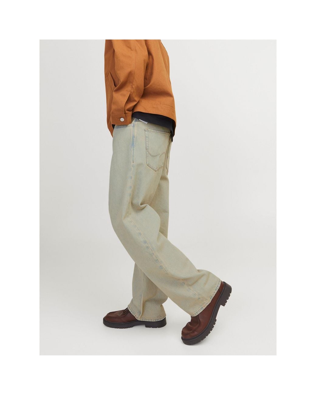 Jack & Jones Gray Jj Ron Jeans for men