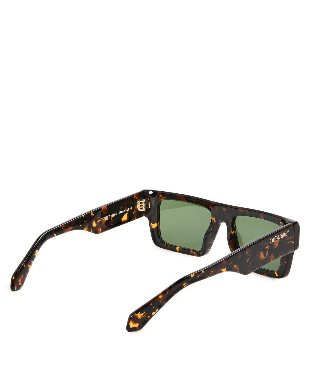 Off-White c/o Virgil Abloh Green Minneapolis Round Sunglasses