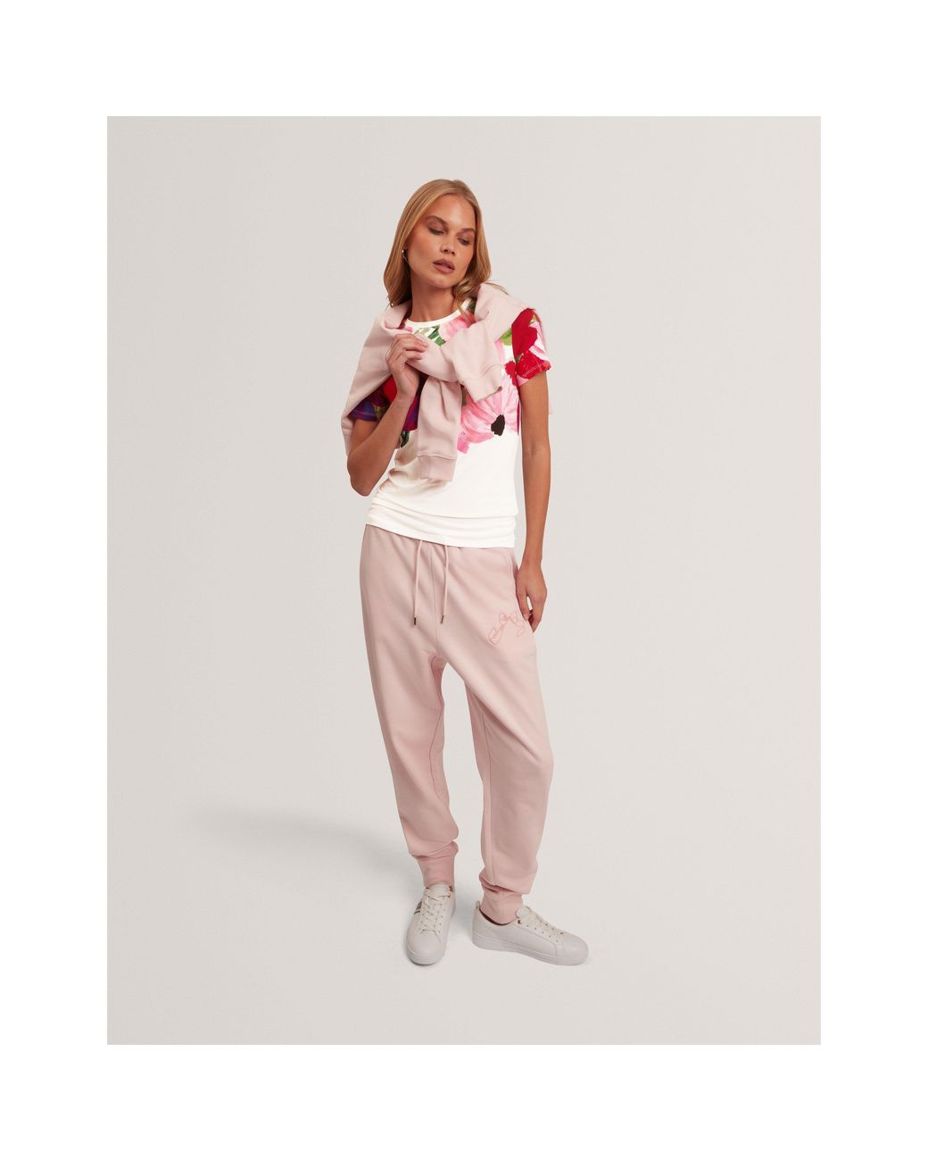 Ted Baker Pink Ted Printed Tee Ld71