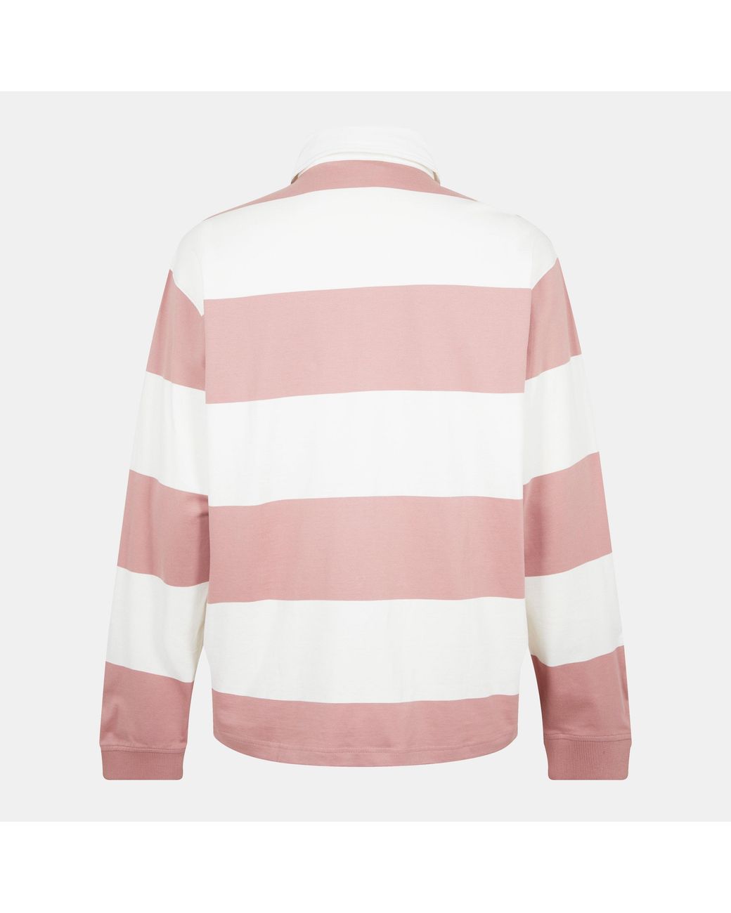 HUGO Pink Diragbi Cotton Short Sleeve Rugby Polo Shirt for men
