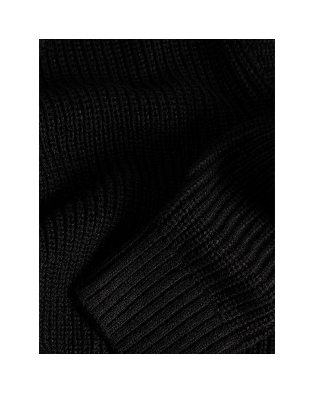 JJXX Black Global Knitted Crew Neck Jumper