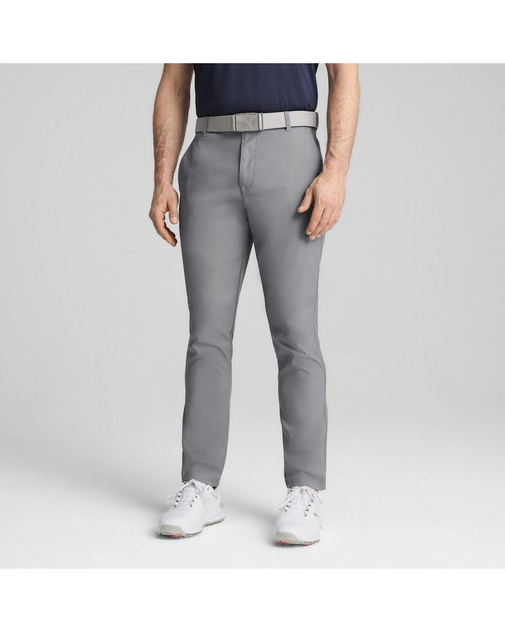 PUMA Gray Dealer Tailored Pant Golf Trouser for men