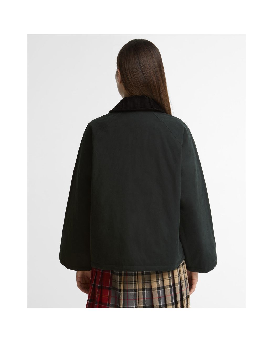 Barbour Black Dawn Heritage Select Reversible Cotton Barn Jacket