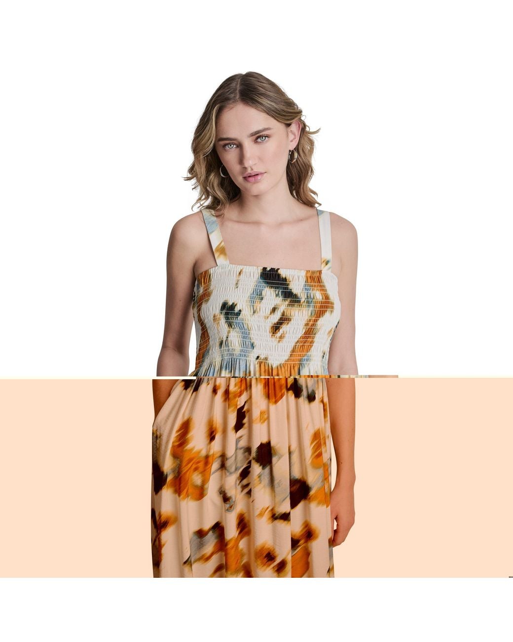 DKNY Metallic Long Maxi Dress