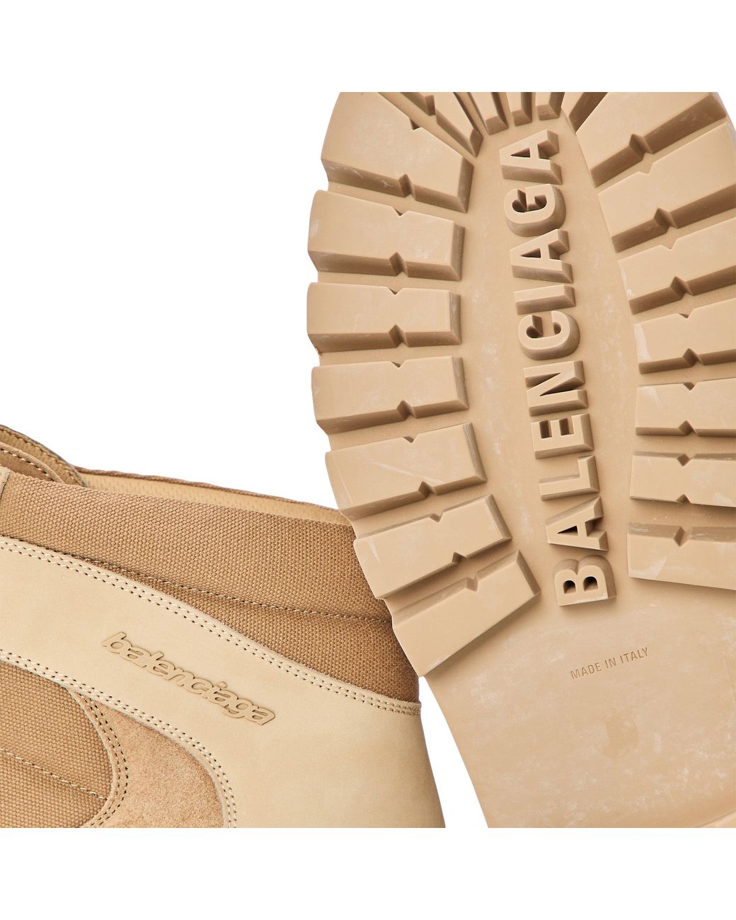 Balenciaga Natural Rugged Hiker Boots for men
