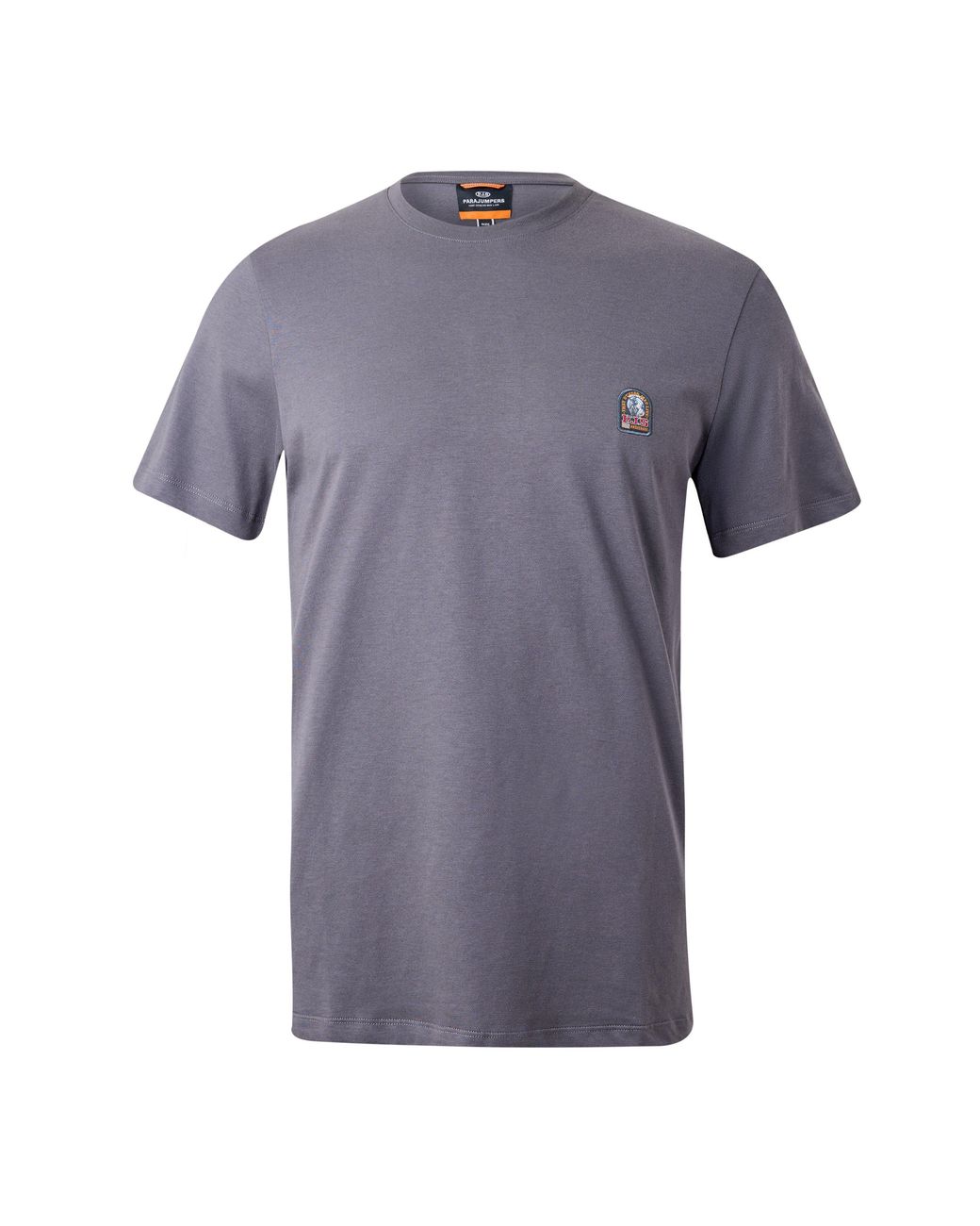 Parajumpers Blue Patch Cotton T-Shirt for men