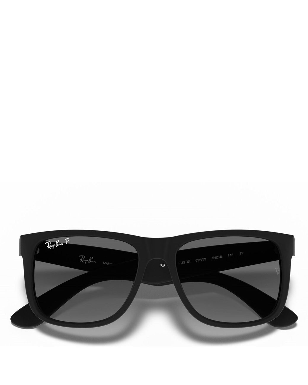 Ray-Ban Black Ray Ban Justin Square Sunglasses for men