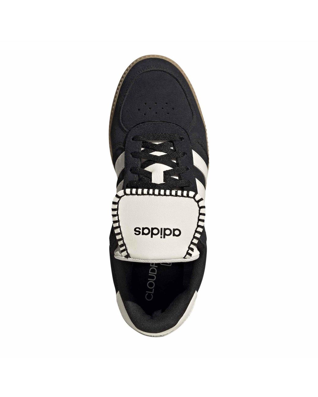 Adidas Blue Breaknet Sleek Suede Low-Top Trainers