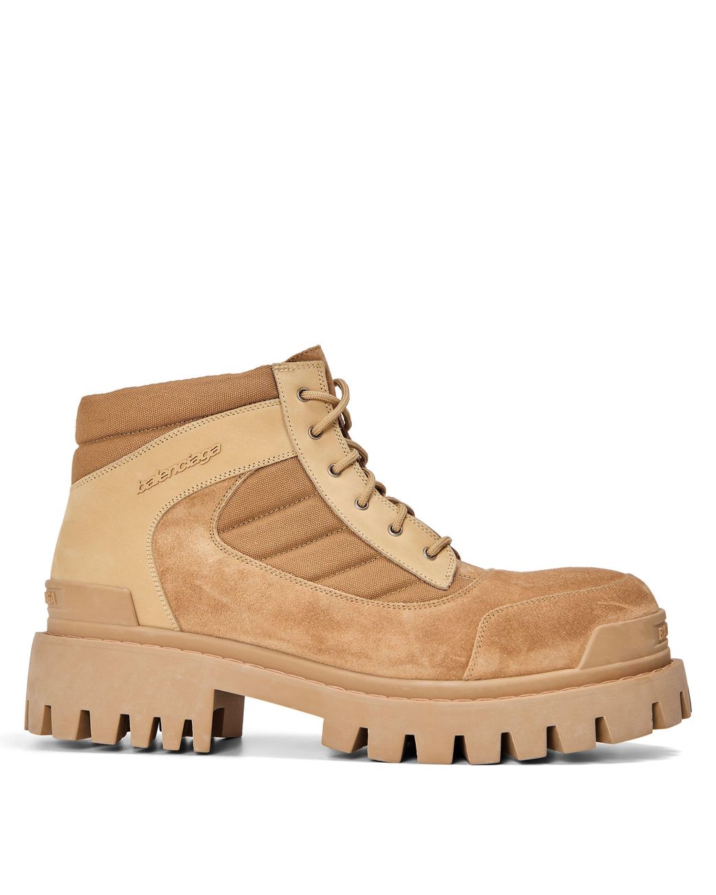 Balenciaga Natural Rugged Hiker Boots for men