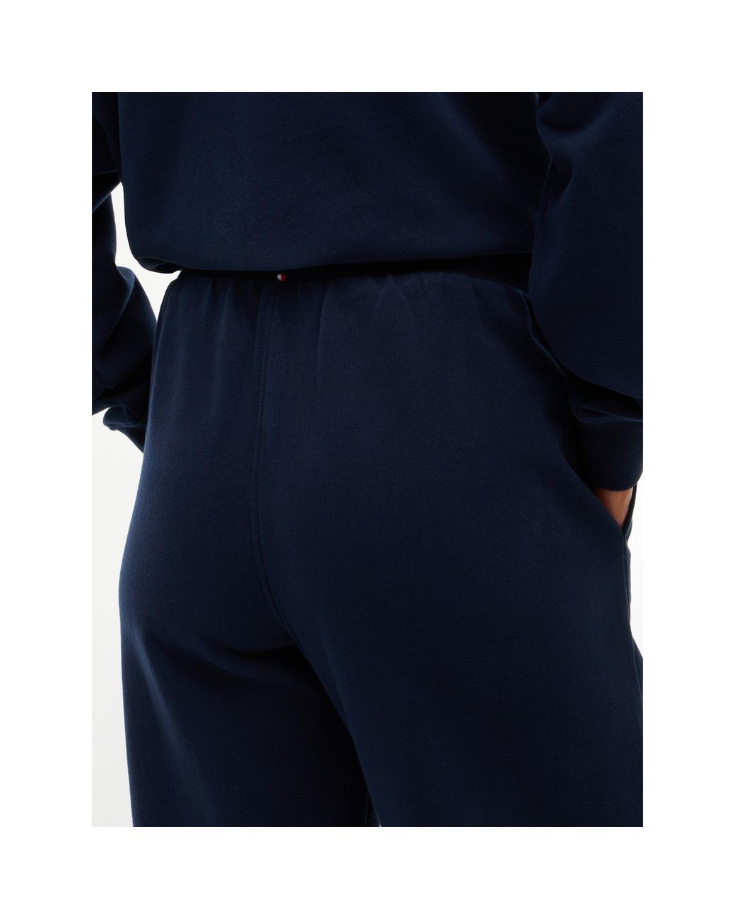 Tommy Hilfiger Blue Open-Hem Full-Length Joggers