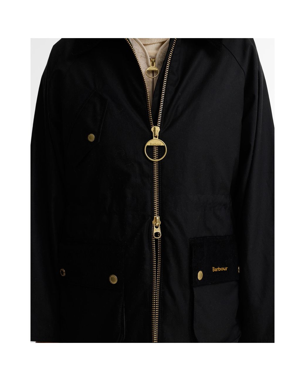 Barbour Black Treeton Reengineered Wax Jacket