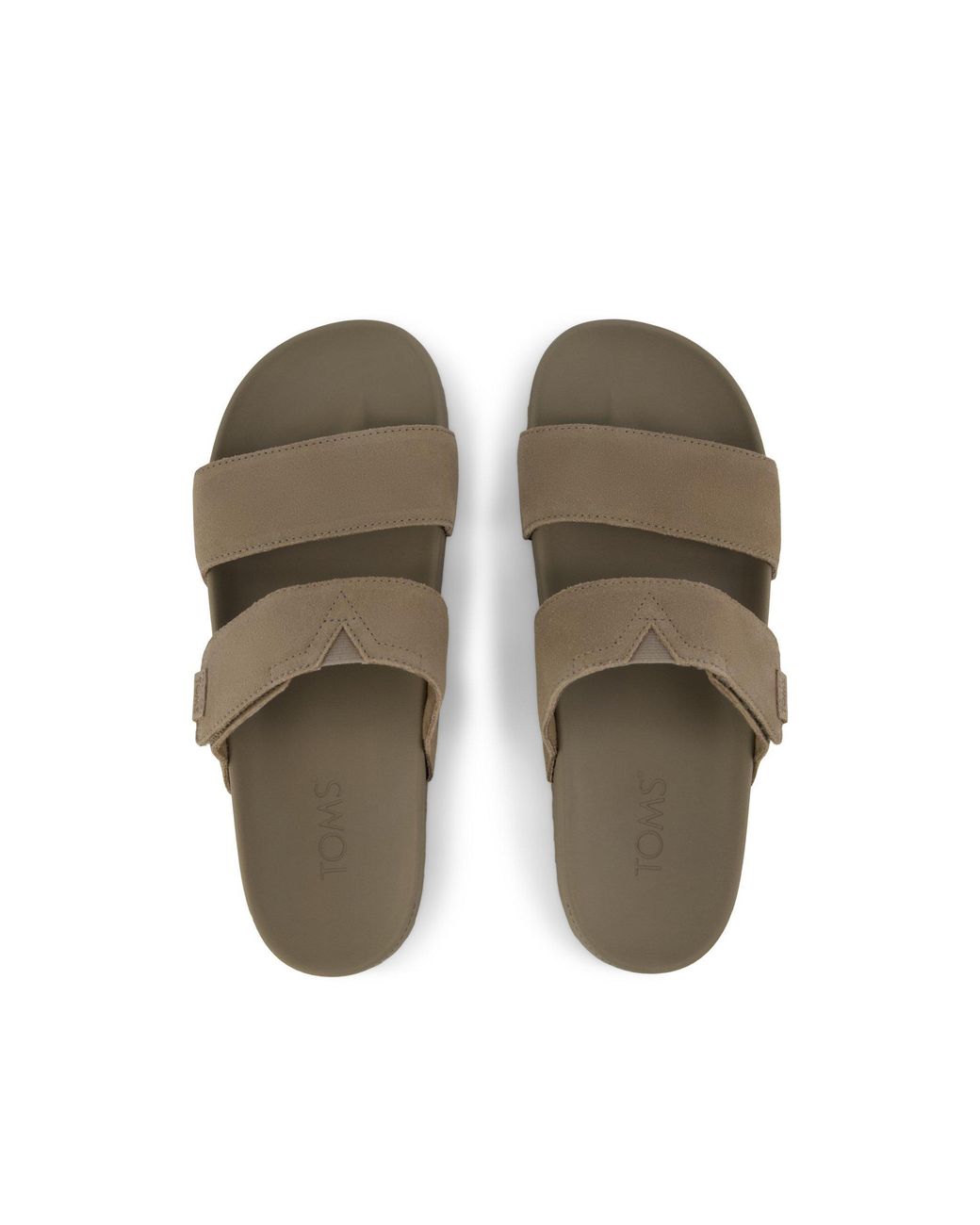 TOMS Brown Flat Sandals for men