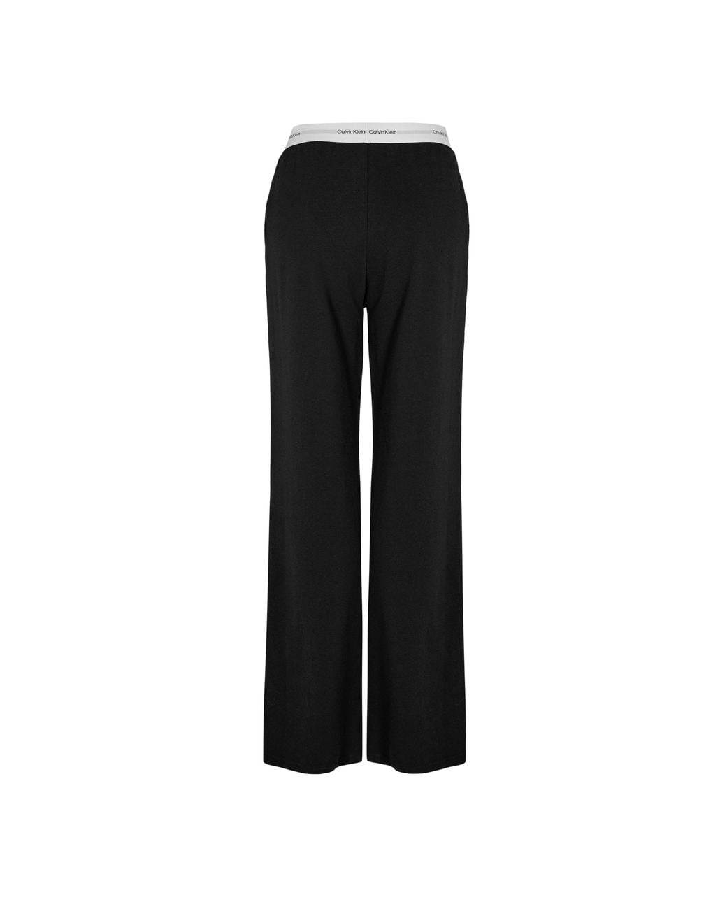 Calvin Klein Black Open Hem Jersey Joggers