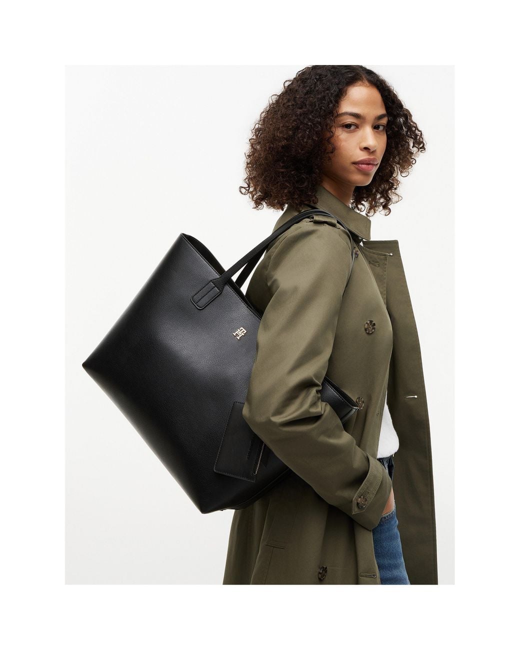 Tommy Hilfiger Black Tote Bag