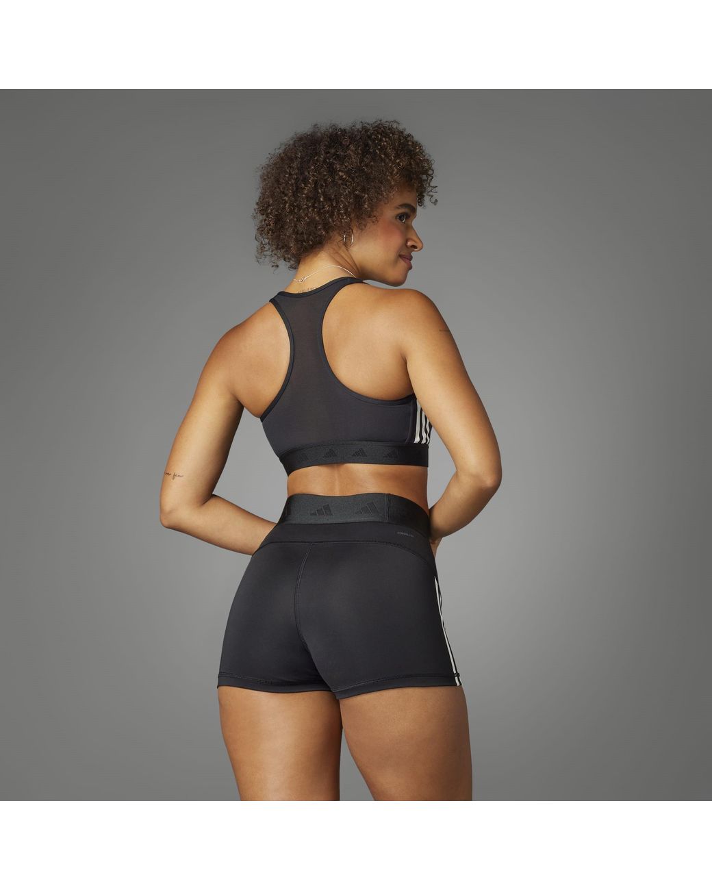 Adidas Black Performance Gym Shorts