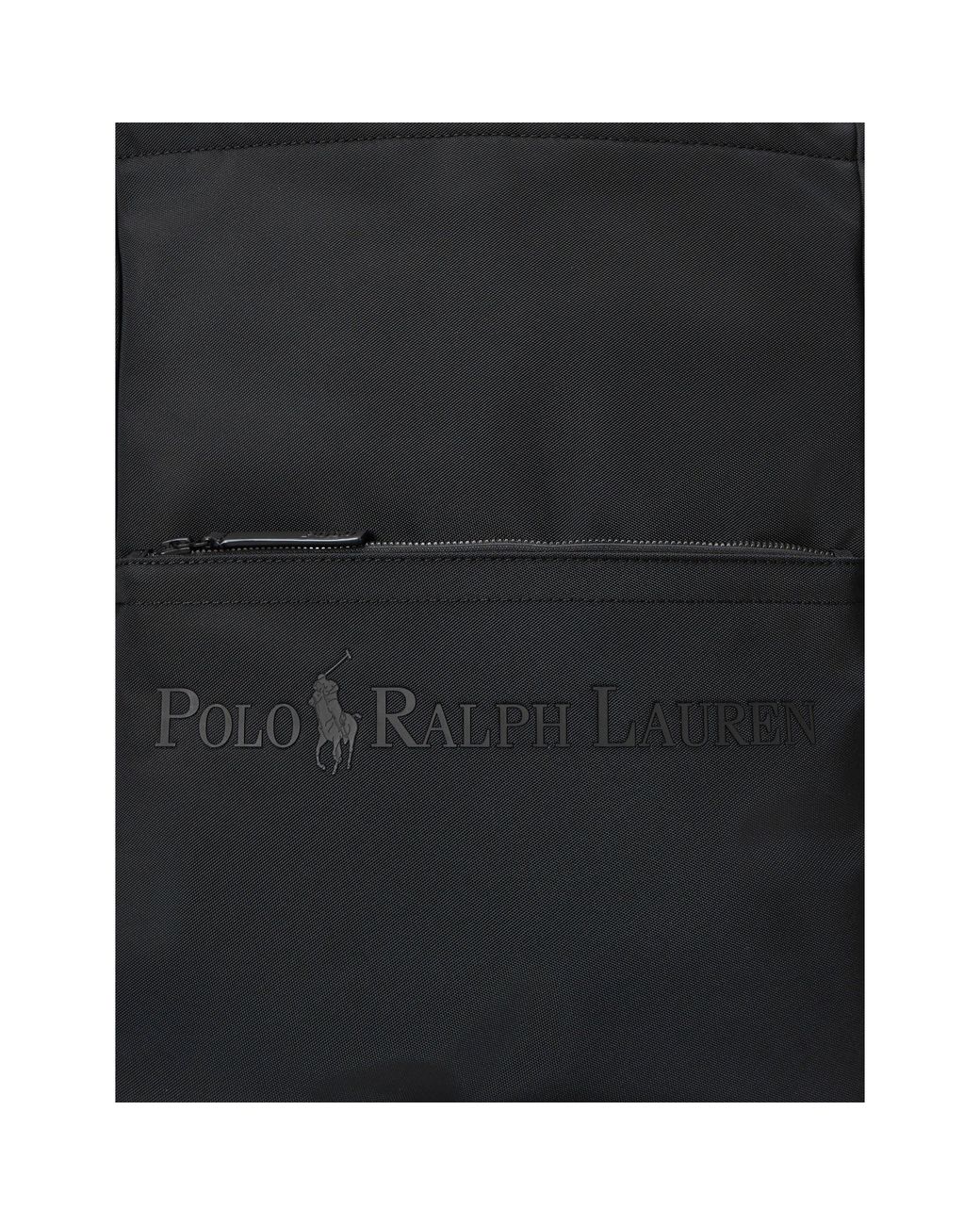 Polo Ralph Lauren Black Modern Logo Large Tote Bag