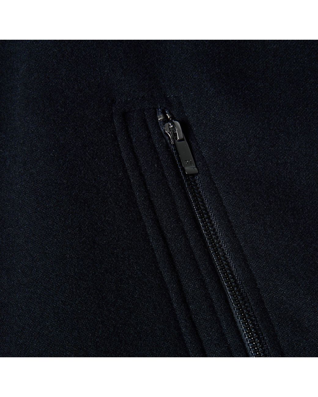 Pal Zileri Black Wool Full-Zip Quilted Jacket for men