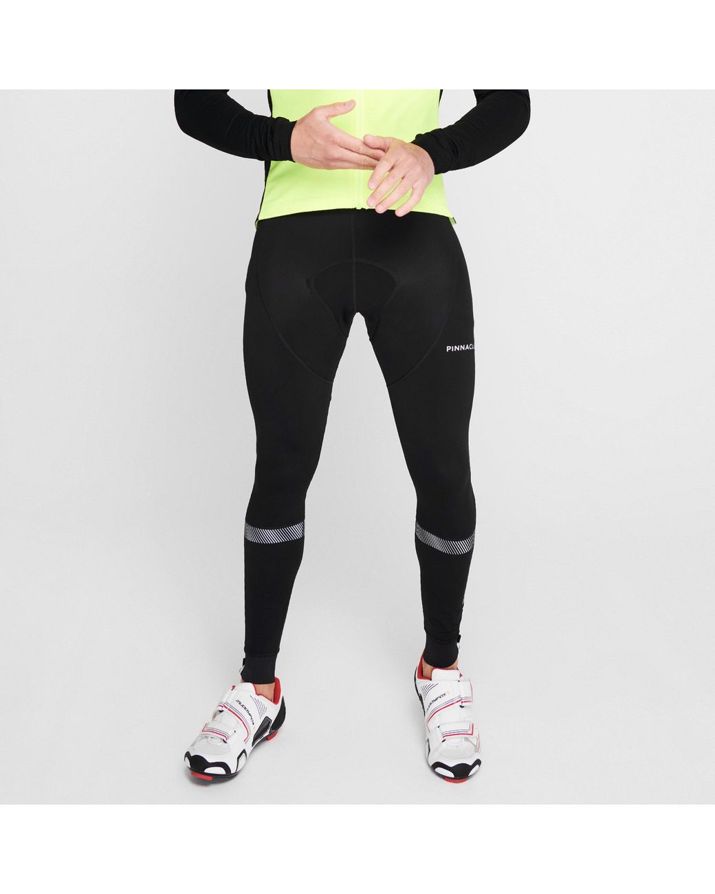 Pinnacle Black Race Cycling Tights for men