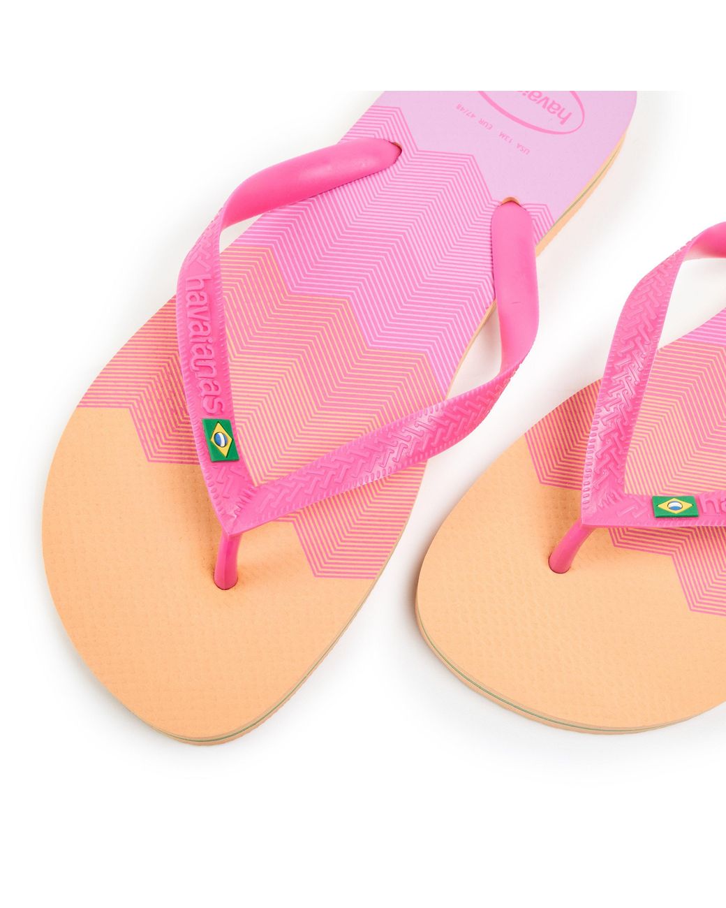 Havaianas Pink Brasil Fresh Flip Flops for men