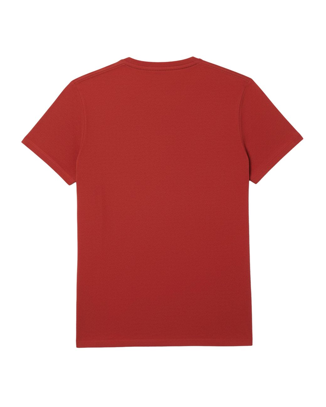 Lacoste Red Cotton Pima T-Shirt for men