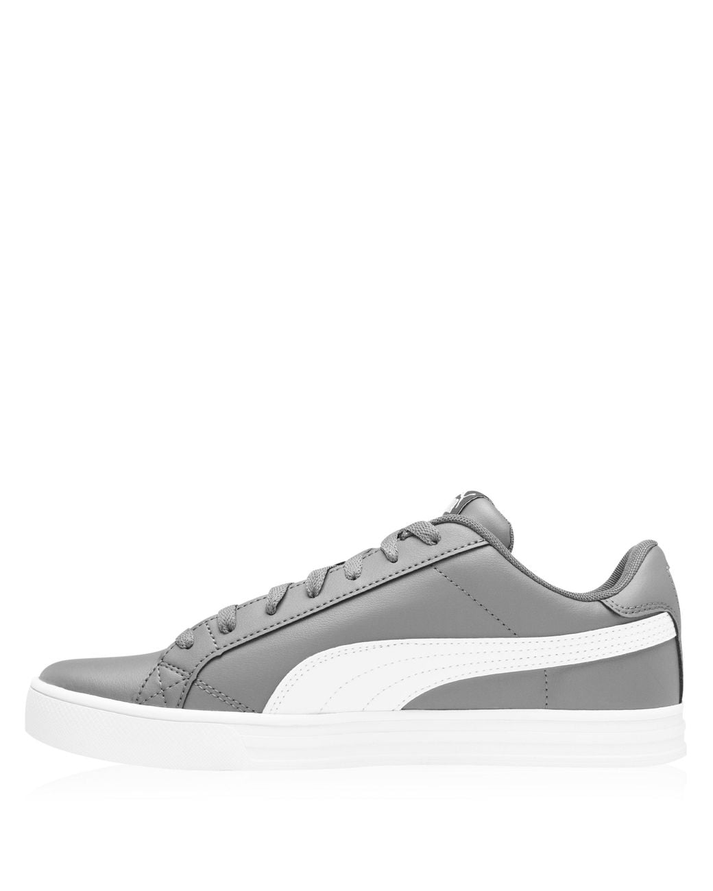 PUMA Gray Smash Vulc 3 Low Trainers for men