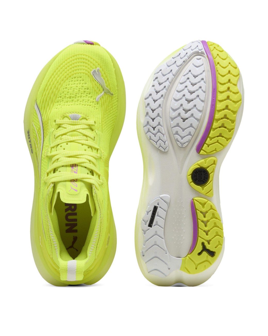 PUMA Yellow Foreverrun Nitro 2 Wn Road Running Shoes