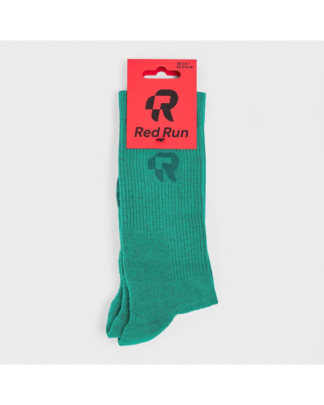 Red Run Green Sport Sock
