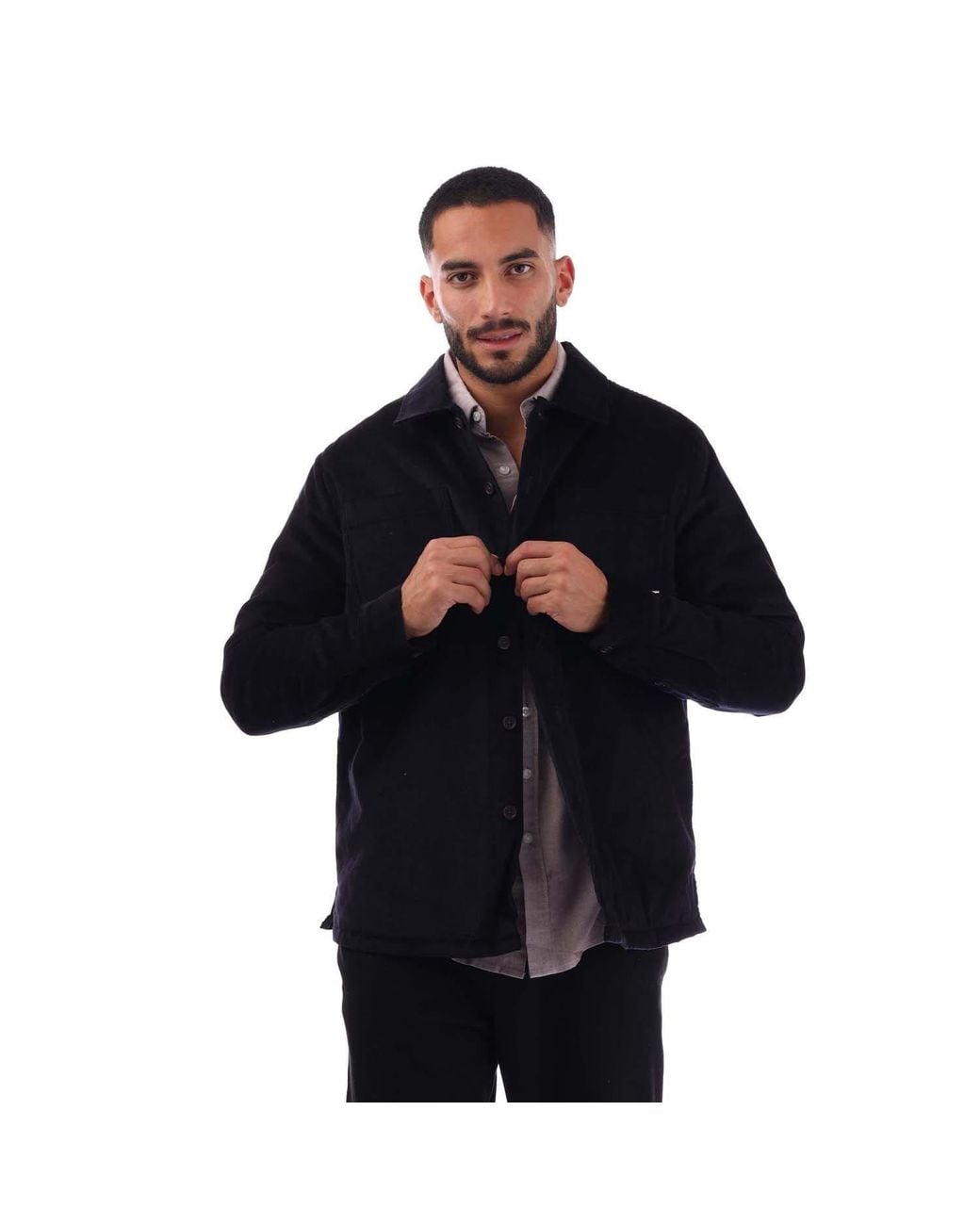 Farah Black Hunter Overshirt for men
