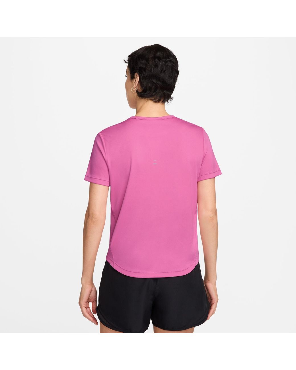 Nike Pink Tempo Dri-Fit Short-Sleeve Running Top